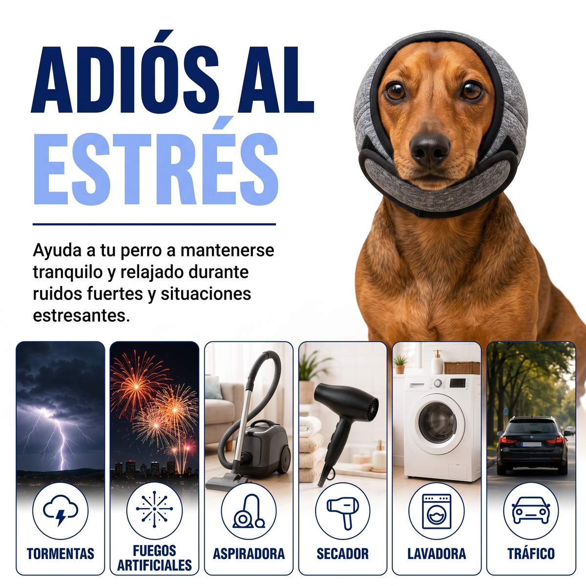 CozyPet | Orejeras Antiestrés para Perros